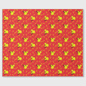 Papier Cadeau Musique Note Motif (Plat)