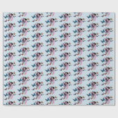 Papier Cadeau Musique Note Papillons Fairy (Plat)