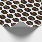 Papier Cadeau Musique reggae - model2b-circle-black (Coin)
