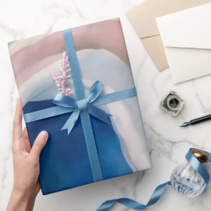 Papier Cadeau Musique rose et bleu par O'Keeffe
