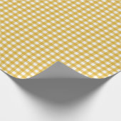 Papier Cadeau Mustard Yellow| Papier blanc à enveloppement En vi (Coin)