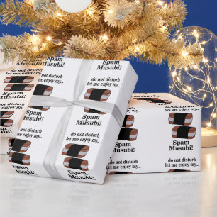 Papier Cadeau Musubi Laissez-Moi Profiter De Mon Spam Musubi