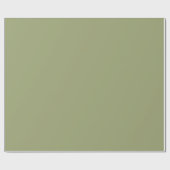 Papier Cadeau Muted Moss Green Color (Plat)