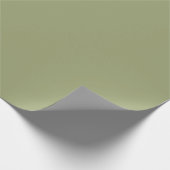 Papier Cadeau Muted Moss Green Color (Coin)