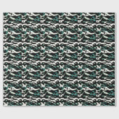 Papier Cadeau MVB Cameo Masculine Vert 2 Design (Plat)