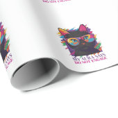 Papier Cadeau My Aura Says Sticker (Coin rond)