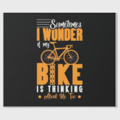 Papier Cadeau My Bike Is Thinking About Me (Plat)