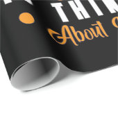 Papier Cadeau My Bike Is Thinking About Me (Coin rond)