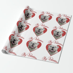 Papier Cadeau My Bulldog Valentine
