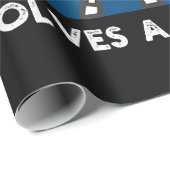 Papier Cadeau My Retiret Plan Involves A Telescope (Coin rond)