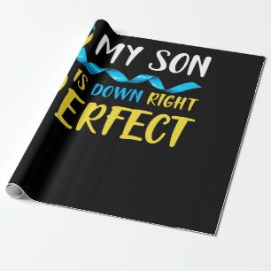 Papier Cadeau My Son est le syndrome de la côte de la perfecte