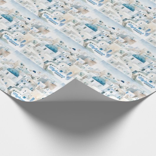 Papier Cadeau Mykonos Grèce (Coin)