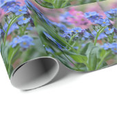 Papier Cadeau Myosotis des marais (Coin rond)