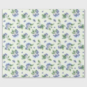 Papier Cadeau Myrtilles (Plat)