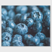 Papier Cadeau Myrtilles d'extra large (Plat)