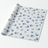 Papier Cadeau Myrtilles Fruit Anniversaire (Déroulé)