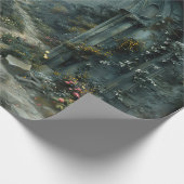 Papier Cadeau Mystère Arc Vampirecore Halloween | Gothique (Coin)