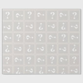 Papier Cadeau Mystère beige (Plat)