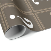 Papier Cadeau Mystère Brown (Coin rond)