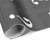 Papier Cadeau Mystère du charbon (Coin rond)