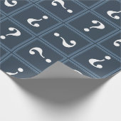 Papier Cadeau Mystère gris-bleu (Coin)