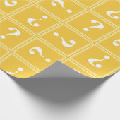 Papier Cadeau Mystère jaune (Coin)