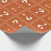 Papier Cadeau Mystère orange (Coin)