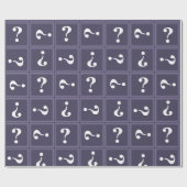 Papier Cadeau Mystère pourpre Heather (Plat)