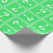 Papier Cadeau Mystère vert printemps (Coin)