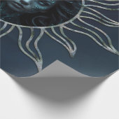 Papier Cadeau Mystical connection,  mystical woman and the lion. (Coin)