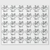 Papier Cadeau N+1 vélo (Plat)