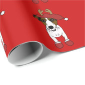 Papier Cadeau Nacho le Jack Russell Terrier (Coin rond)
