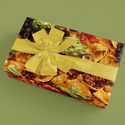 Papier Cadeau Nacho mexicain réaliste