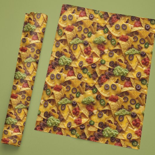 Papier Cadeau Nacho mexicain réaliste