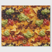 Papier Cadeau Nacho mexicain réaliste (Plat)