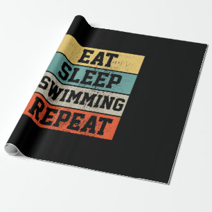 Papier Cadeau nager nager nager Cadeau de natation