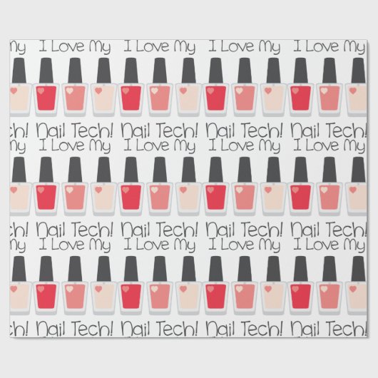 Papier Cadeau Nail Tech (Plat)