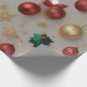 Papier Cadeau Naissance de Noël (Coin)