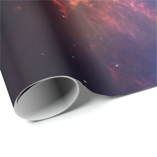 Papier Cadeau Naissance de Star, James Webb Space Telescope 2022 (Coin rond)