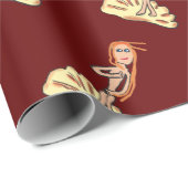 Papier Cadeau Naissance de Vénus (Coin rond)