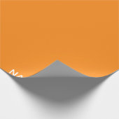Papier Cadeau Namaqua orange nom de la couleur (Coin)