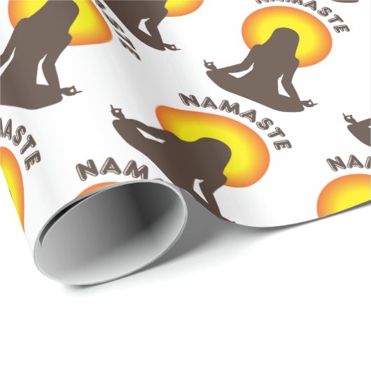 Papier Cadeau Namaste (Coin rond)