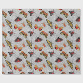 Papier Cadeau Nappes phréatiques sur l'hydrangée (Plat)