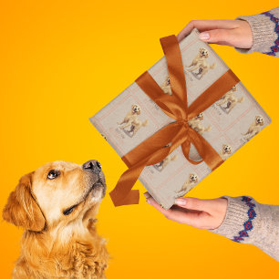 Papier Cadeau N'arrêtez pas de récupérer - amoureux des chiens -