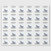 Papier Cadeau Narwhal Connecté À L'Univers Narwhal (Plat)