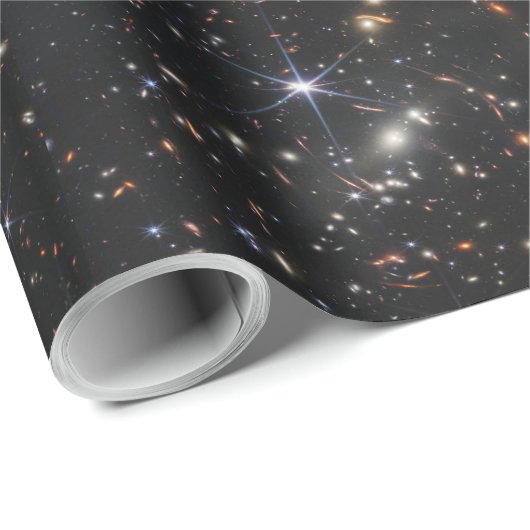 Papier Cadeau NASA james webb télescope spatial galaxies Envelop (Coin rond)