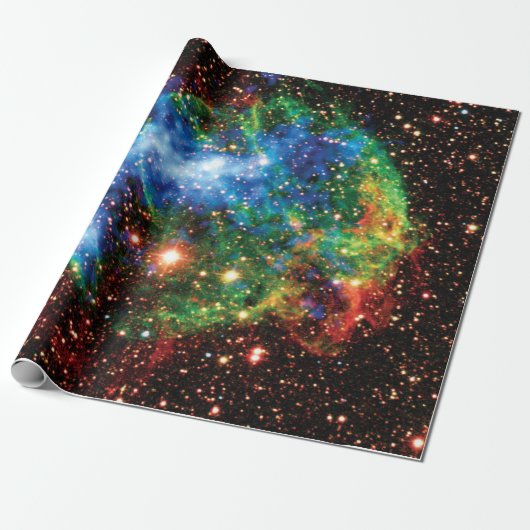 Papier Cadeau NASA Supernova Remnant W49B Gamma Ray Burst Photo (Déroulé)