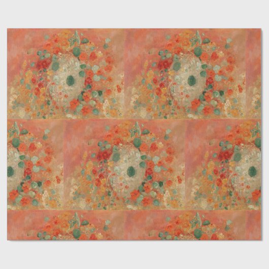 Papier Cadeau Nasturtiums par Odilon Redon (Plat)