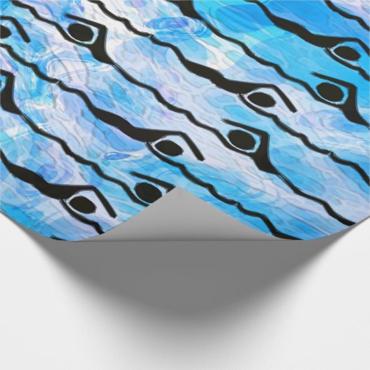 PAPIER CADEAU NATATION (Coin)