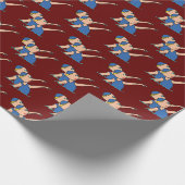 Papier Cadeau Natation synchro (Coin)
